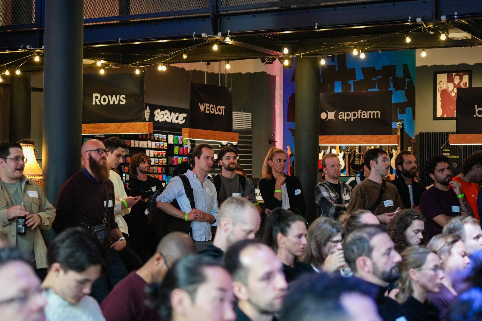 The audience during a talk