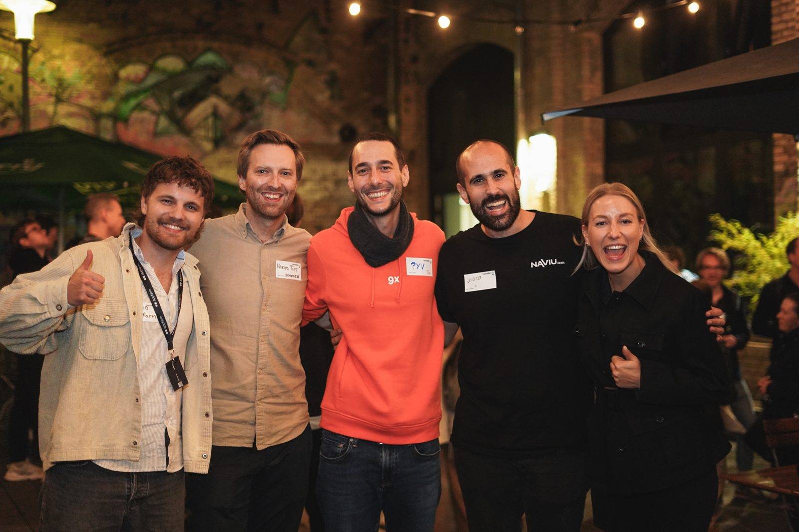 The organisers and friends at the end of the day